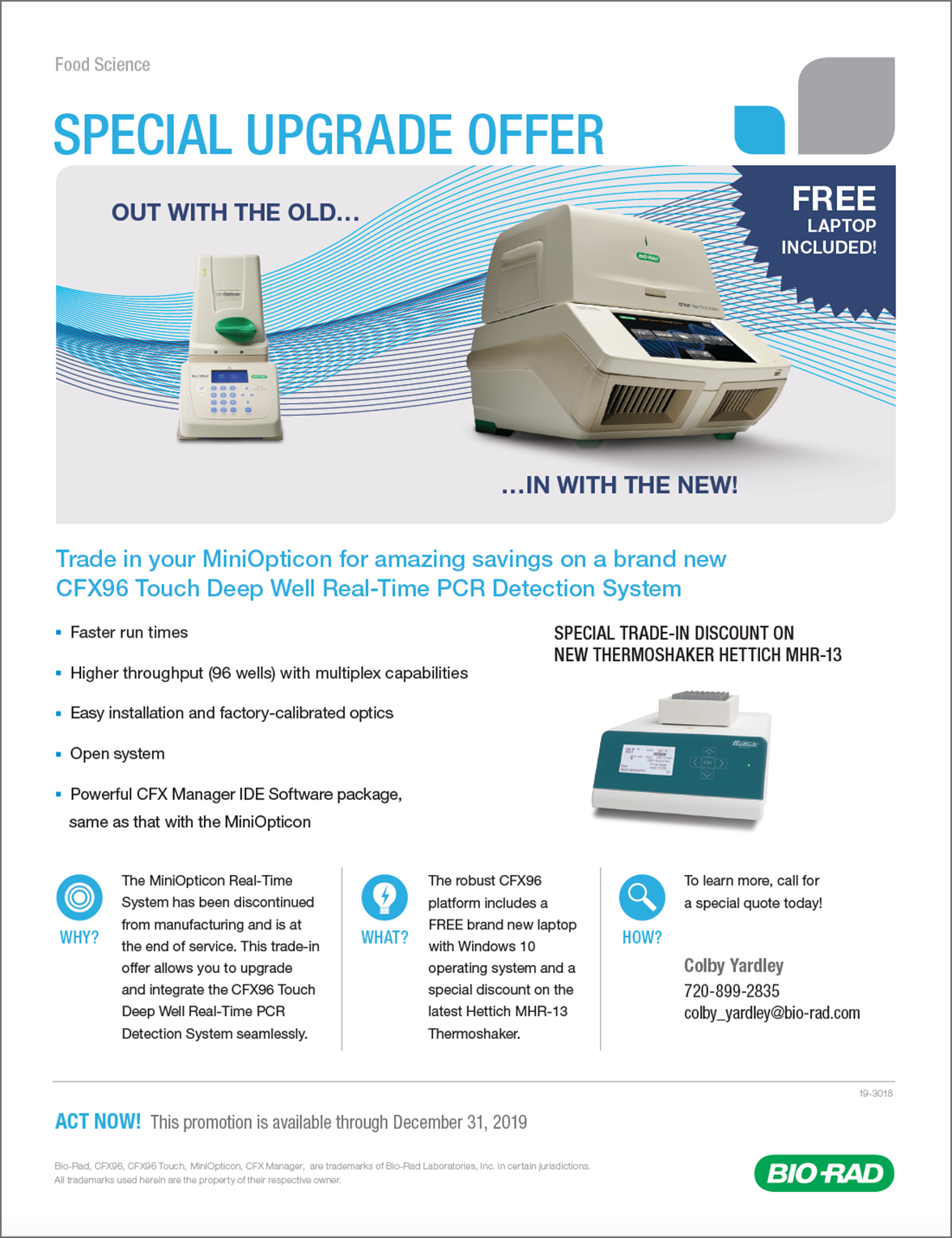 CFX96 Touch Deep Well Real-Time PCR Detection System Upgrade flyer