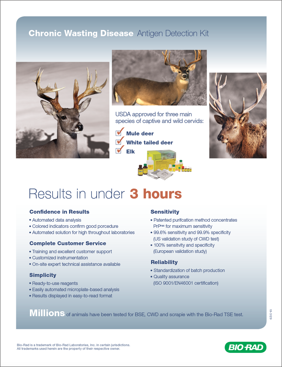 Chronic Wasting Disease Antigen Detection Kit flyer