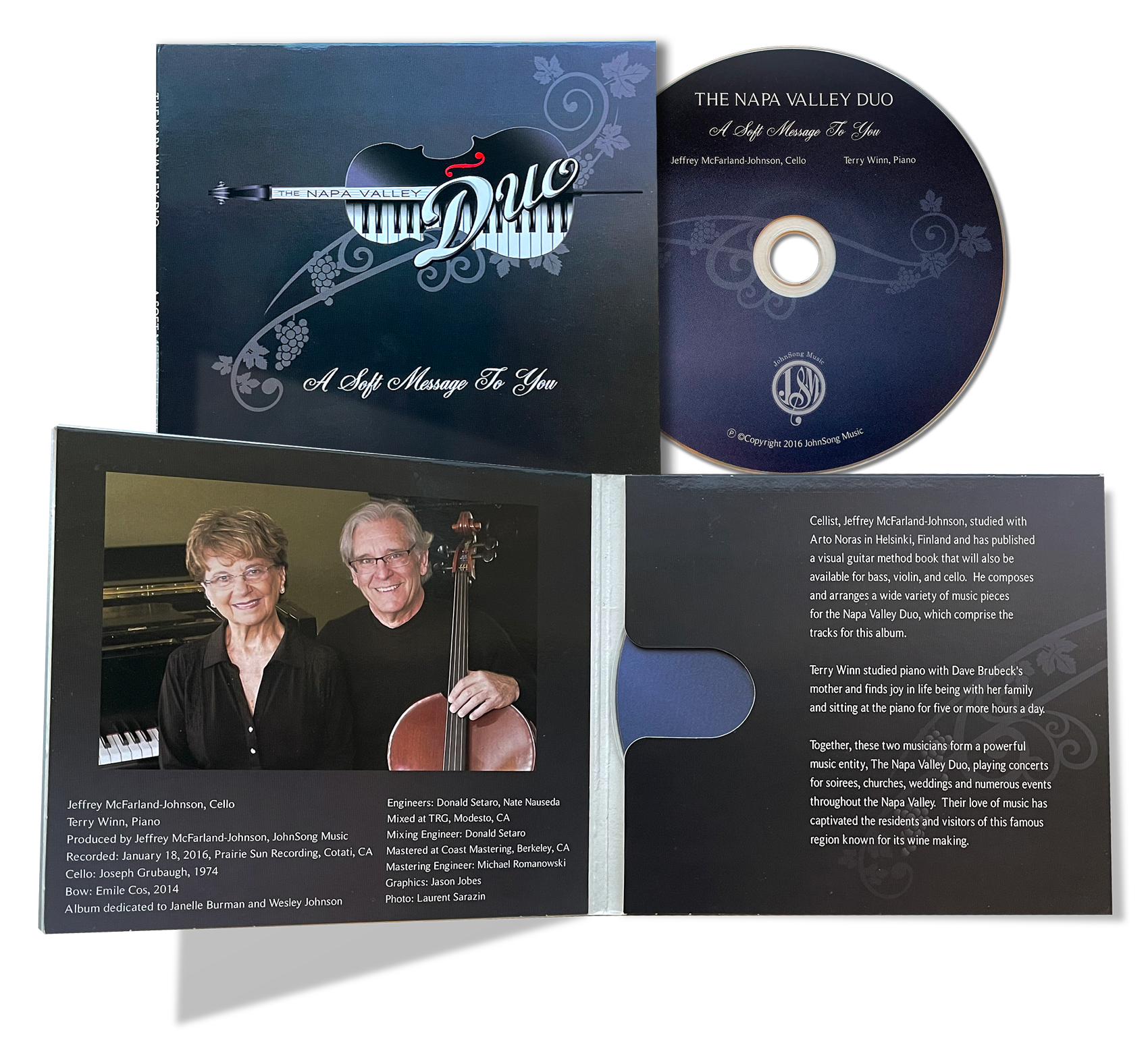 Napa Valley Duo CD inside